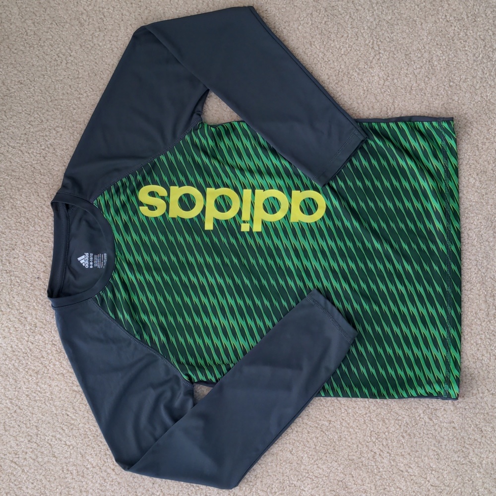 Youth Adidas Long Sleeve Shirt (Size M)